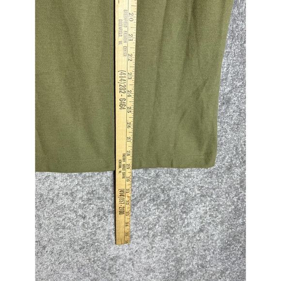 Saddlebred Comfort Flex Polo Shirt Mens Size Small Olive Green Short Sleeve‎ - Picture 9 of 9
